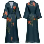 Sensual Long Robe Nightwear For Women - Image 5