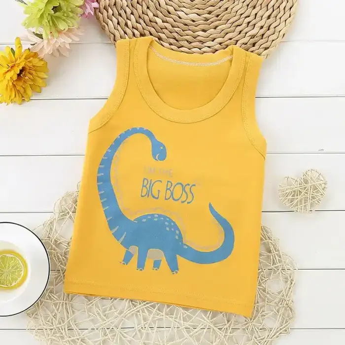 Sleeveless Breathable Tank Top For Kids - Image 4