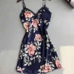 Floral Satin Silk Loungewear For Women