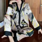 Luxury Silk Pyjamas Set For Women - Image 4