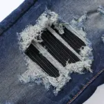 Retro Skinny Fit Ripped Jeans For Men - Image 5