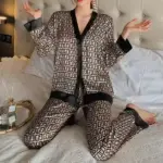 Luxury Silk Pyjamas Set For Women - Image 6