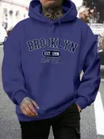 Casual Oversize Brooklyn Hoodie For Men - Image 3