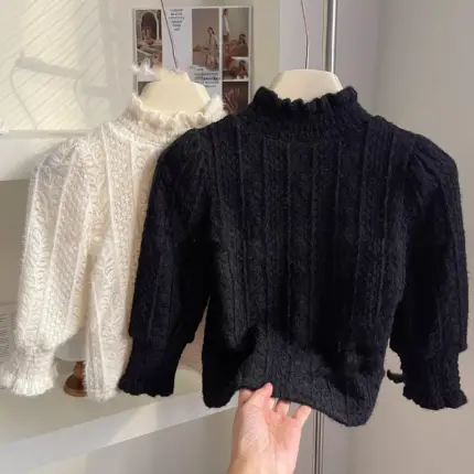 Luxury Long Sleeved Turtleneck For Kids