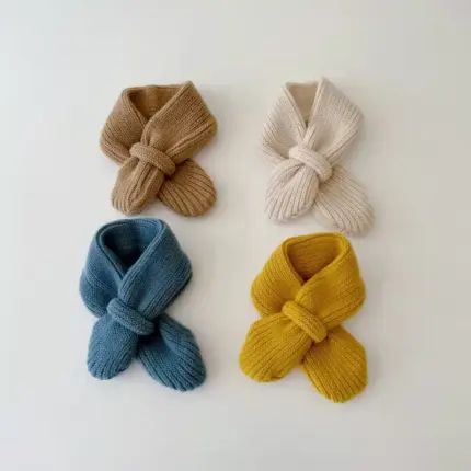 Warm Knitted Scarves For Kids