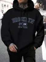 Casual Oversize Brooklyn Hoodie For Men - Image 4