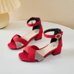 New Rhinestones Heels Shoes For Kids - Image 4