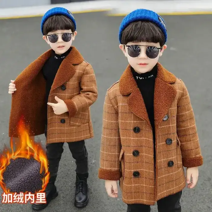 Elegant Warm Coat For Kids - Image 3