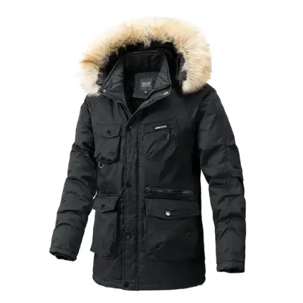 Casual Fleece Parka Jacket For Men