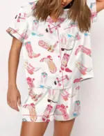 Satin Pyjamas Set For Women - Image 3