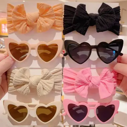 Bowknot Sunglasses For Kids (2pcs)