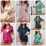Luxury Satin Pyjamas Set For Women - Image 5
