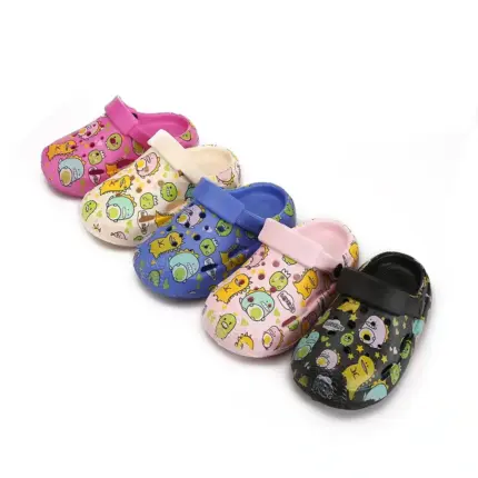 Non-Slip Cartoon Clogs For Kids