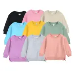 New Casual Colored Hoodies For Kids