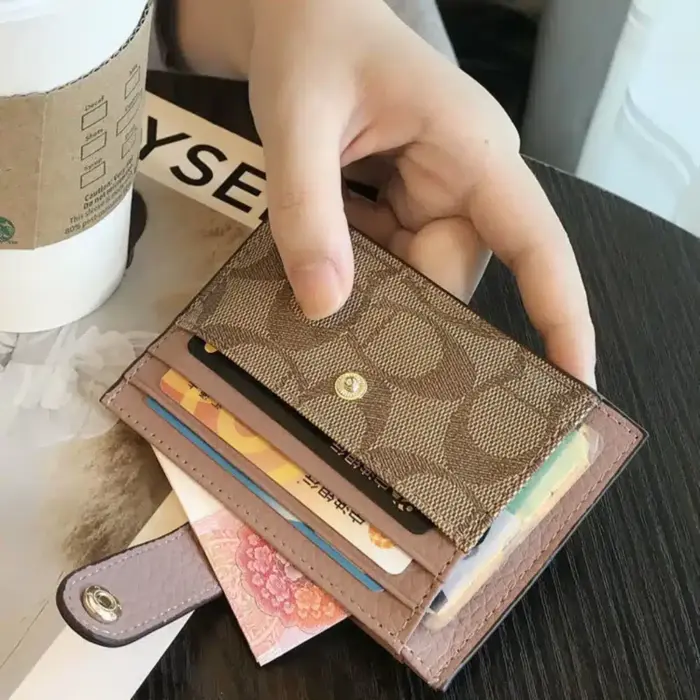 PU Leather Card Holders For Women - Image 3