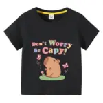 Cotton Capybara T-shirt For Children - Image 6
