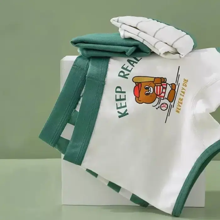Cotton Underwear Boxer Set For Kids - Image 1