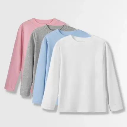 Cotton Long-Sleeve Top For Kids
