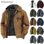 Casual Velvet Jacket For Men - Image 5