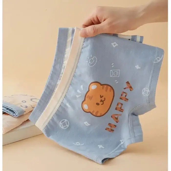 Cotton Underwear Boxer Set For Kids - Image 4