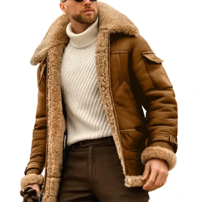 Fashion Leather Jacket For Men - Image 6