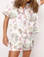 Satin Pyjamas Set For Women - Image 5