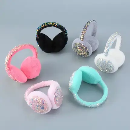 Sequins Earmuffs For Kids