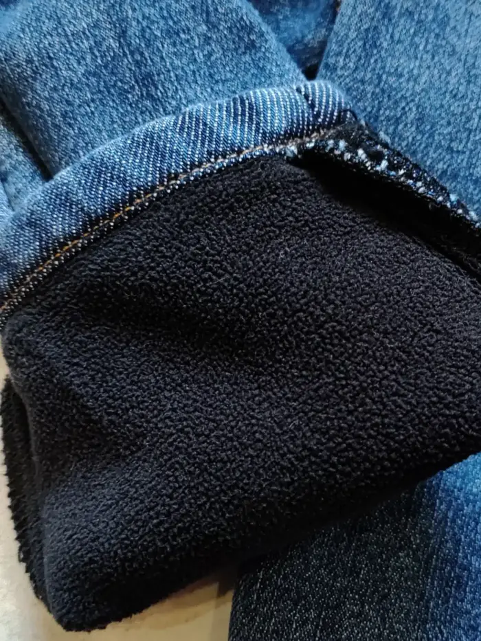 Warm Fleece Jeans For Kids - Image 4