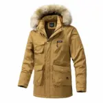 Casual Fleece Parka Jacket For Men - Image 3