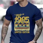 Vintage Printed T-shirt For Men - Image 5