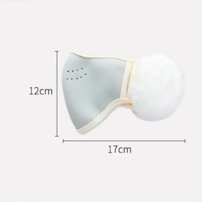 Fluffy Earmuffs and Face Mask For Kids - Image 6