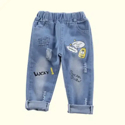 Casual Denim Jeans For Kids