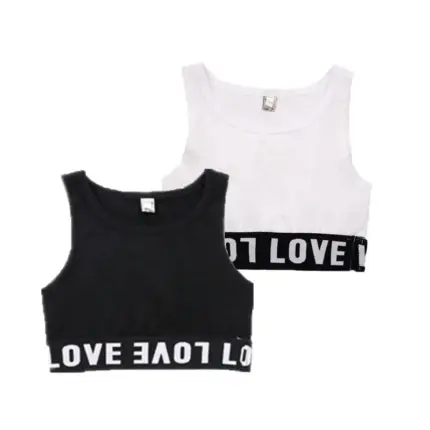 Summer Crop Tank Tops For Kids