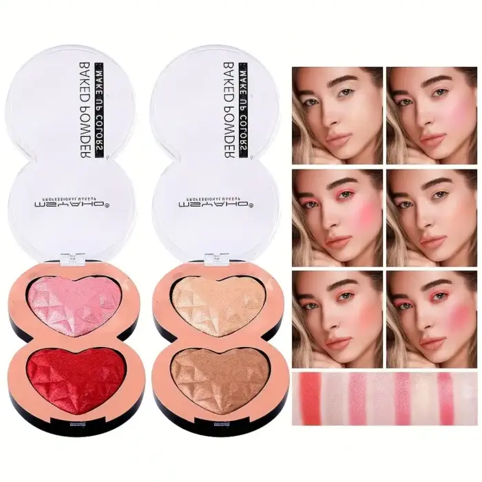 Heart-Shape Shimmer Highlighter - Image 2