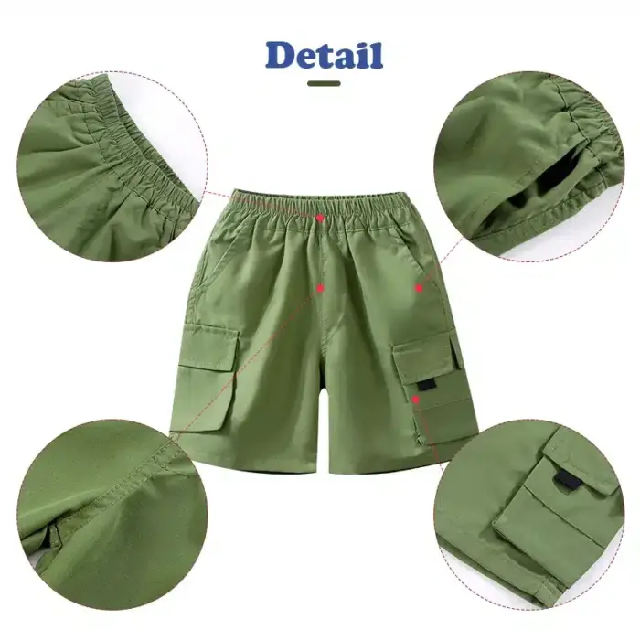 Breathable Cargo Trousers For Kids - Image 3