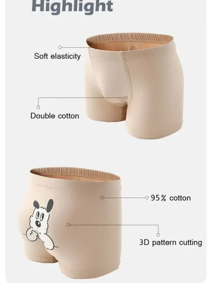 Puppy Pattern Underwear Set For Kids - Image 2