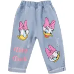 Casual Cartoon Print Jeans For Kids - Image 6