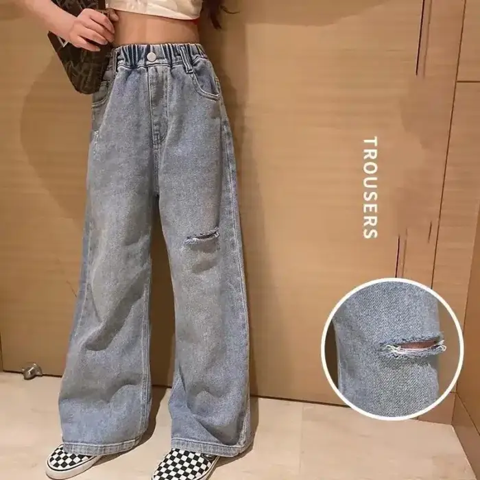Casual Baggy Jeans For Kids - Image 5