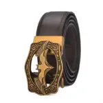 Vintage Bat Buckle Belt For Men - Image 2