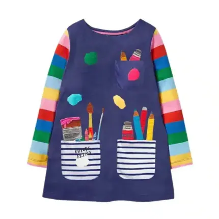 Rainbow Dress For Kids