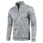 Casual Half Zipper Pullover For Men - Image 3