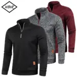 Casual Half Zipper Pullover For Men