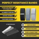 3 Elastic Fitness Rubber Bands - Image 6