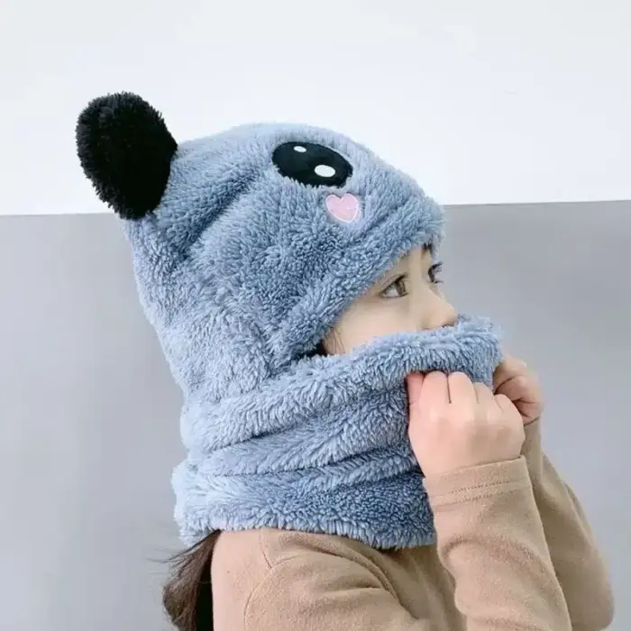 Animal Beanie and Scarf For Klds - Image 2