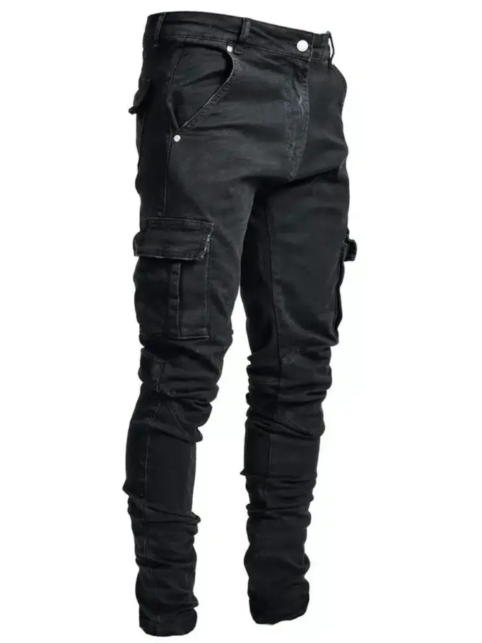 Trendy Skinny Ripped Jeans For Men - Image 4