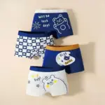 Breathable Underwear Boxer Set For Kids - Image 2