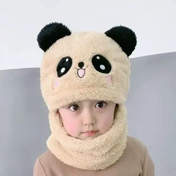 Animal Beanie and Scarf For Klds - Image 6