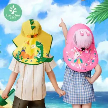 Foldable Beach Hats For Kids
