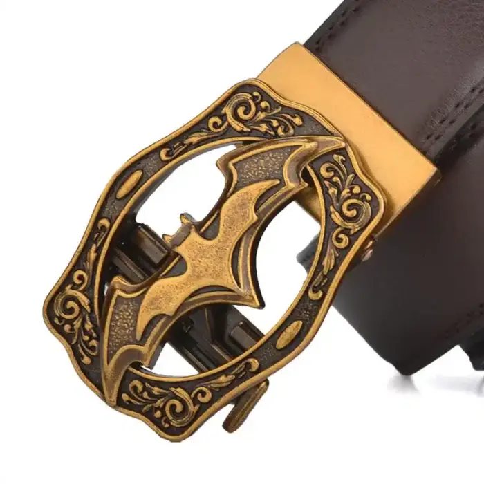 Vintage Bat Buckle Belt For Men - Image 5