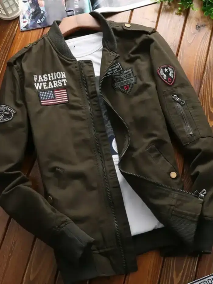 New Casual Bomber Jacket For Men - Image 2